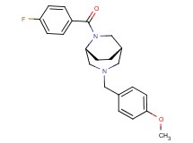 (1S*,5R*)-6-(4-fluorobenzoyl)-3-(4-methoxybenzyl)-3,6-diazabicyclo[3.2.2]nonane