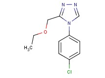 4-(4-chlorophenyl)-3-(ethoxymethyl)-4H-1,2,4-triazole