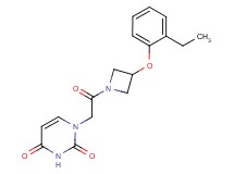 1-{2-[3-(2-ethylphenoxy)-1-azetidinyl]-2-oxoethyl}-2,4(1H,3H)-pyrimidinedione