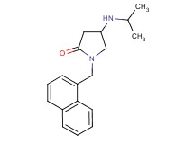 4-(isopropylamino)-1-(1-naphthylmethyl)-2-pyrrolidinone