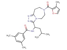 3,5-dimethyl-N-{3-methyl-1-[7-(3-methyl-2-furoyl)-6,7,8,9-tetrahydro-5H-[1,2,4]triazolo[4,3-d][1,4]diazepin-3-yl]butyl}benzamide