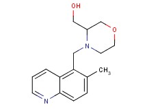 {4-[(6-methylquinolin-5-yl)methyl]morpholin-3-yl}methanol