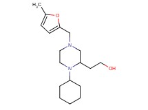 2-{1-cyclohexyl-4-[(5-methyl-2-furyl)methyl]-2-piperazinyl}ethanol