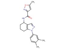 N-[1-(3,4-dimethylphenyl)-4,5,6,7-tetrahydro-1H-indazol-4-yl]-5-methyl-3-isoxazolecarboxamide