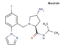 (2S,4R)-4-amino-1-[5-fluoro-2-(1H-pyrazol-1-yl)benzyl]-N-isopropylpyrrolidine-2-carboxamide