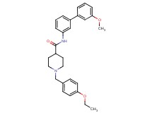 1-(4-ethoxybenzyl)-N-(3'-methoxy-3-biphenylyl)-4-piperidinecarboxamide