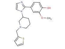 2-methoxy-4-{1-[1-(2-thienylmethyl)piperidin-3-yl]-1H-imidazol-2-yl}phenol