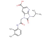 1-{2-[(2,3-dimethylphenyl)amino]-2-oxoethyl}-3-isobutyl-2-oxo-2,3-dihydro-1H-imidazo[4,5-b]pyridine-6-carboxylic acid