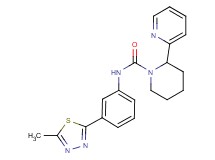 N-[3-(5-methyl-1,3,4-thiadiazol-2-yl)phenyl]-2-pyridin-2-ylpiperidine-1-carboxamide