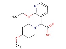 (2-ethoxypyridin-3-yl)(4-methoxypiperidin-1-yl)acetic acid