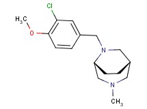 (1S*,5R*)-6-(3-chloro-4-methoxybenzyl)-3-methyl-3,6-diazabicyclo[3.2.2]nonane
