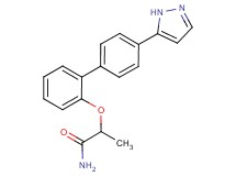 2-{[4'-(1H-pyrazol-5-yl)biphenyl-2-yl]oxy}propanamide