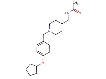 N-({1-[4-(cyclopentyloxy)benzyl]-4-piperidinyl}methyl)acetamide