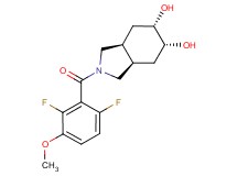 (3aR*,5R*,6S*,7aS*)-2-(2,6-difluoro-3-methoxybenzoyl)octahydro-1H-isoindole-5,6-diol