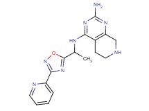 N~4~-{1-[3-(2-pyridinyl)-1,2,4-oxadiazol-5-yl]ethyl}-5,6,7,8-tetrahydropyrido[3,4-d]pyrimidine-2,4-diamine hydrochloride