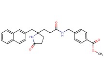 methyl 4-[({3-[2-(2-naphthylmethyl)-5-oxo-2-pyrrolidinyl]propanoyl}amino)methyl]benzoate