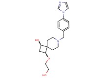 (1R*,3S*)-3-(2-hydroxyethoxy)-7-[4-(1H-imidazol-1-yl)benzyl]-7-azaspiro[3.5]nonan-1-ol