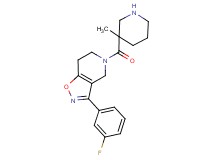3-(3-fluorophenyl)-5-[(3-methylpiperidin-3-yl)carbonyl]-4,5,6,7-tetrahydroisoxazolo[4,5-c]pyridine