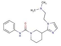 3-{1-[2-(dimethylamino)ethyl]-1H-imidazol-2-yl}-N-phenyl-1-piperidinecarboxamide