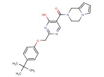 2-[(4-tert-butylphenoxy)methyl]-5-(3,4-dihydropyrrolo[1,2-a]pyrazin-2(1H)-ylcarbonyl)pyrimidin-4-ol