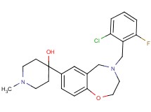 4-[4-(2-chloro-6-fluorobenzyl)-2,3,4,5-tetrahydro-1,4-benzoxazepin-7-yl]-1-methyl-4-piperidinol
