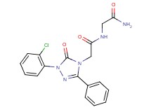 N~2~-{[1-(2-chlorophenyl)-5-oxo-3-phenyl-1,5-dihydro-4H-1,2,4-triazol-4-yl]acetyl}glycinamide