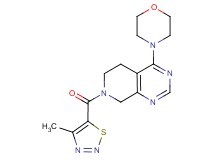 7-[(4-methyl-1,2,3-thiadiazol-5-yl)carbonyl]-4-morpholin-4-yl-5,6,7,8-tetrahydropyrido[3,4-d]pyrimidine