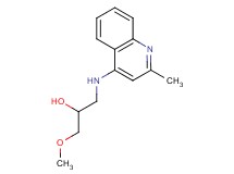 1-methoxy-3-[(2-methyl-4-quinolinyl)amino]-2-propanol