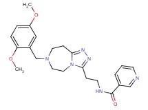 N-{2-[7-(2,5-dimethoxybenzyl)-6,7,8,9-tetrahydro-5H-[1,2,4]triazolo[4,3-d][1,4]diazepin-3-yl]ethyl}nicotinamide