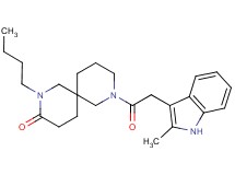2-butyl-8-[(2-methyl-1H-indol-3-yl)acetyl]-2,8-diazaspiro[5.5]undecan-3-one