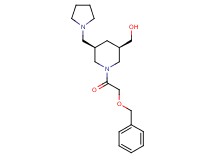 [(3R*,5R*)-1-[(benzyloxy)acetyl]-5-(1-pyrrolidinylmethyl)-3-piperidinyl]methanol