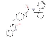 6-[(2-hydroxy-3-quinolinyl)methyl]-N-[(1-phenylcyclopentyl)methyl]-6-azaspiro[2.5]octane-1-carboxamide
