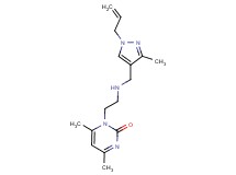 1-(2-{[(1-allyl-3-methyl-1H-pyrazol-4-yl)methyl]amino}ethyl)-4,6-dimethylpyrimidin-2(1H)-one