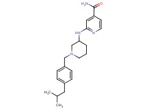 2-{[1-(4-isobutylbenzyl)-3-piperidinyl]amino}isonicotinamide