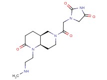 1-{2-[rel-(4aS,8aR)-1-[2-(methylamino)ethyl]-2-oxooctahydro-1,6-naphthyridin-6(2H)-yl]-2-oxoethyl}-2,4-imidazolidinedione hydrochloride
