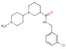 N-(3-chlorobenzyl)-1'-methyl-1,4'-bipiperidine-3-carboxamide