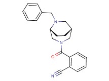 2-{[(1R*,5R*)-6-benzyl-3,6-diazabicyclo[3.2.2]non-3-yl]carbonyl}benzonitrile