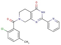 7-(2-chloro-5-methylbenzoyl)-2-pyridin-2-yl-5,6,7,8-tetrahydropyrido[3,4-d]pyrimidin-4(3H)-one