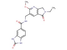 N-[(6-ethyl-2-methoxy-5-oxo-6,7-dihydro-5H-pyrrolo[3,4-b]pyridin-3-yl)methyl]-2-oxo-2,3-dihydro-1H-benzimidazole-5-carboxamide
