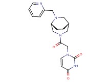 1-{2-oxo-2-[(1R*,5R*)-6-(2-pyridinylmethyl)-3,6-diazabicyclo[3.2.2]non-3-yl]ethyl}-2,4(1H,3H)-pyrimidinedione