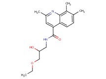 N-(3-ethoxy-2-hydroxypropyl)-2,7,8-trimethylquinoline-4-carboxamide