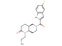 rel-(4aS,8aR)-1-(2-aminoethyl)-6-[(5-fluoro-1H-indol-2-yl)carbonyl]octahydro-1,6-naphthyridin-2(1H)-one hydrochloride