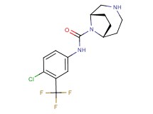 (1S*,6R*)-N-[4-chloro-3-(trifluoromethyl)phenyl]-3,9-diazabicyclo[4.2.1]nonane-9-carboxamide