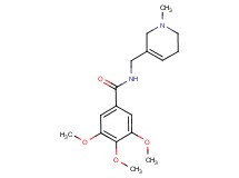 3,4,5-trimethoxy-N-[(1-methyl-1,2,5,6-tetrahydropyridin-3-yl)methyl]benzamide