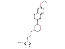 2-(6-methoxy-2-naphthyl)-4-[3-(2-methyl-1H-imidazol-1-yl)propyl]morpholine