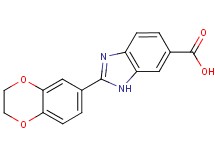 2-(2,3-dihydro-1,4-benzodioxin-6-yl)-1H-benzimidazole-6-carboxylic acid