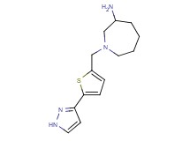 1-{[5-(1H-pyrazol-3-yl)-2-thienyl]methyl}-3-azepanamine dihydrochloride