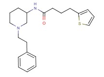 N-[1-(2-phenylethyl)-3-piperidinyl]-4-(2-thienyl)butanamide