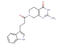 2-amino-7-[3-(1H-indol-3-yl)propanoyl]-5,6,7,8-tetrahydropyrido[3,4-d]pyrimidin-4(3H)-one