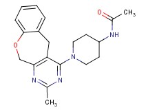N-[1-(2-methyl-5,11-dihydro[1]benzoxepino[3,4-d]pyrimidin-4-yl)piperidin-4-yl]acetamide